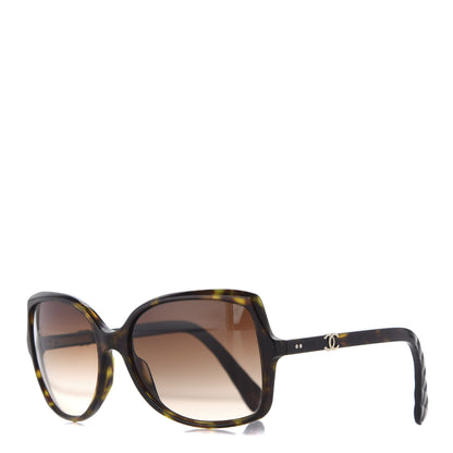 Chanel Square CC Logo Sunglasses 5245 Tortoise 1 of 9