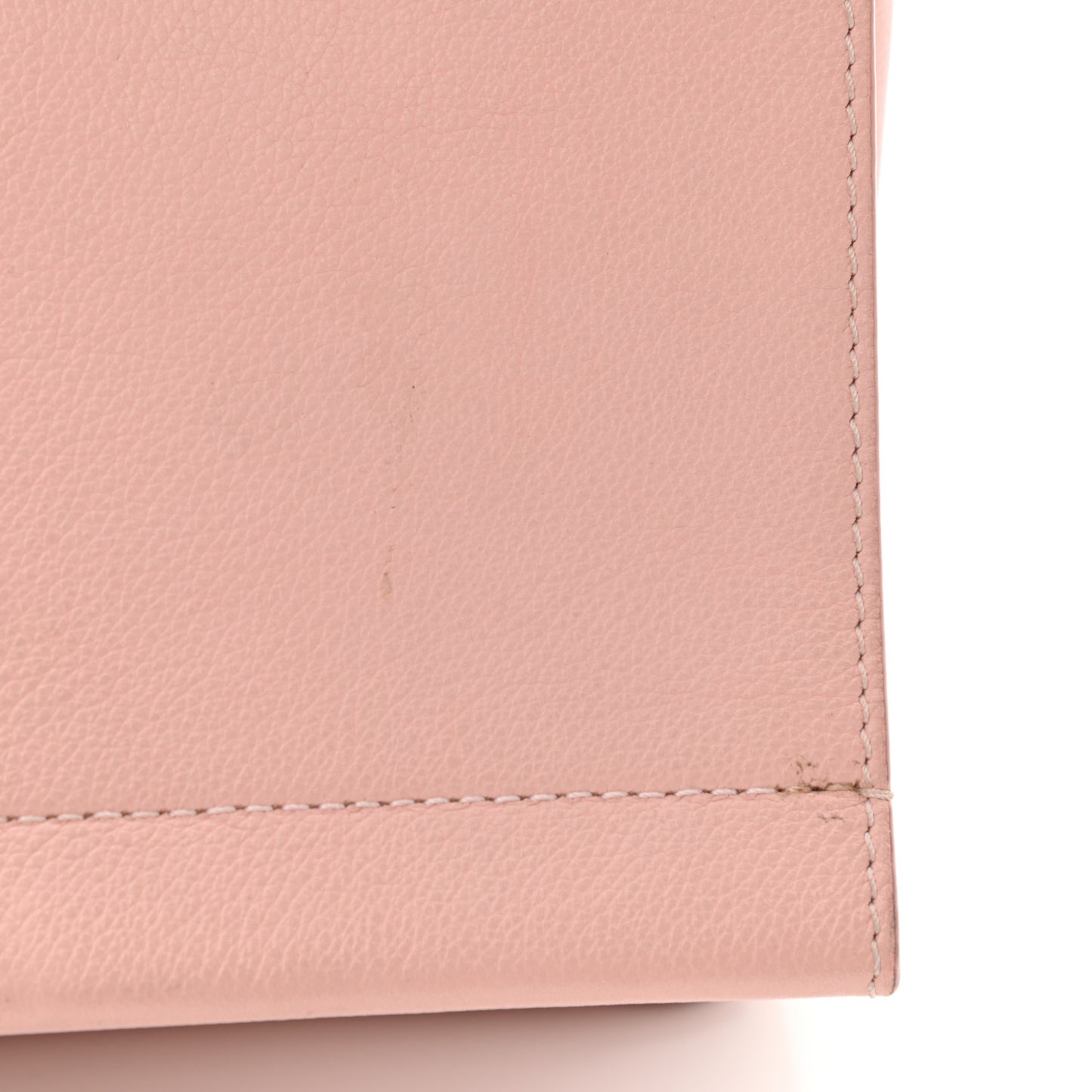 Soft Calfskin Lockme II Top Handle Rose Ballerine