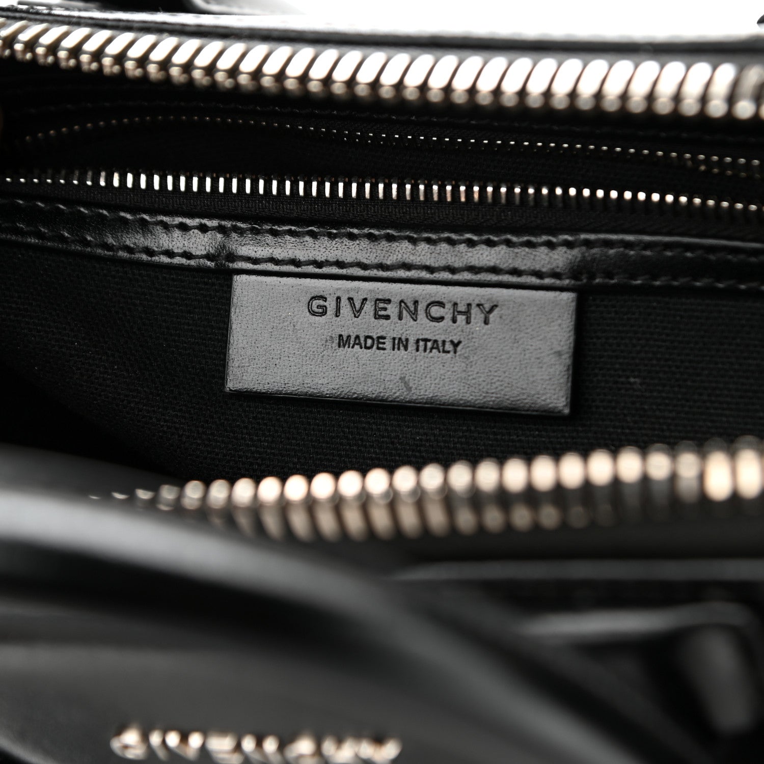 Givenchy Shiny Lord Calfskin Medium Antigona Black 6 of 11