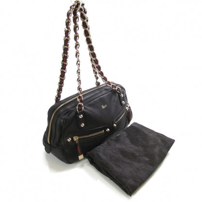 Gucci Leather Capri Satchel Black 4 of 11