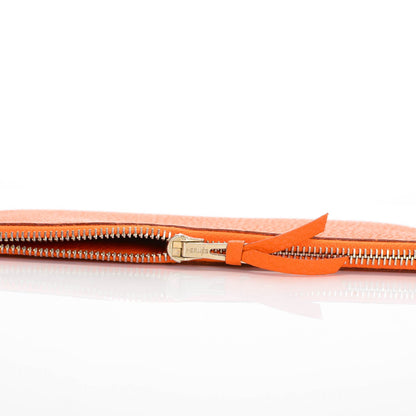 Hermes Togo Dogon Duo Wallet Orange 8 of 9