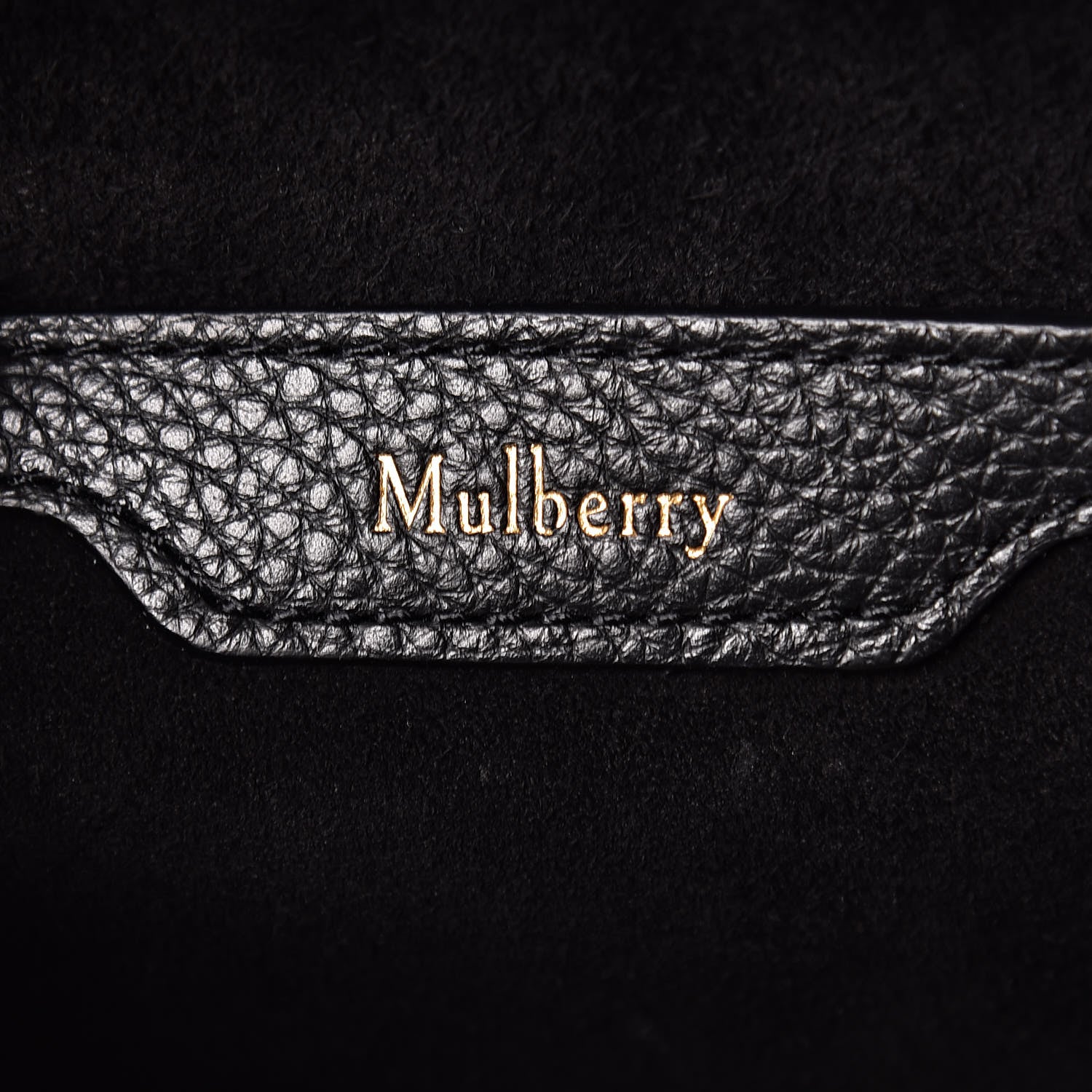 Mulberry Classic Grain Small Bayswater Zip Tote Black 7 of 13