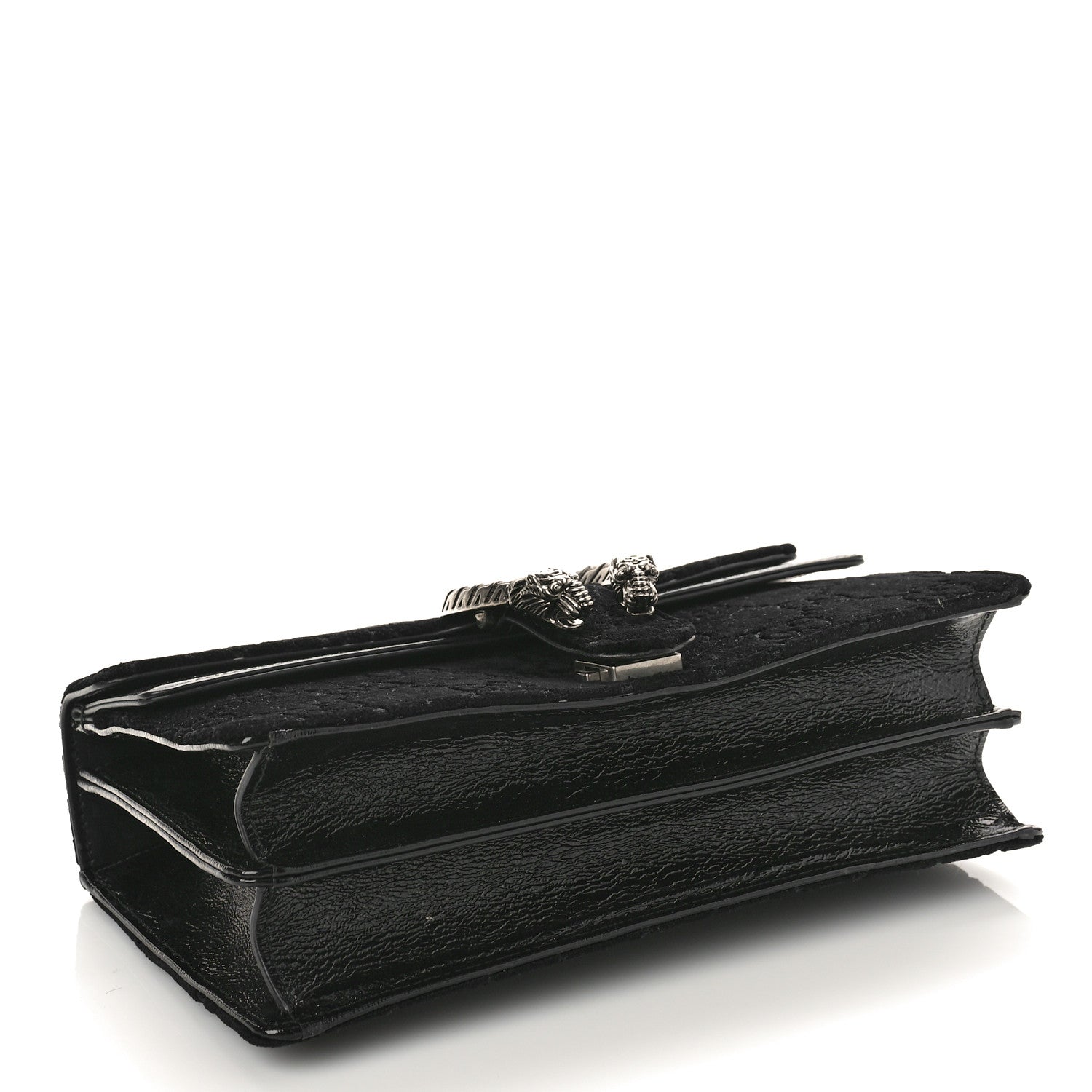 Gucci Velvet GG Monogram Small Dionysus Shoulder Bag Black 4 of 11