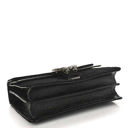 Gucci Velvet GG Monogram Small Dionysus Shoulder Bag Black 4 of 11