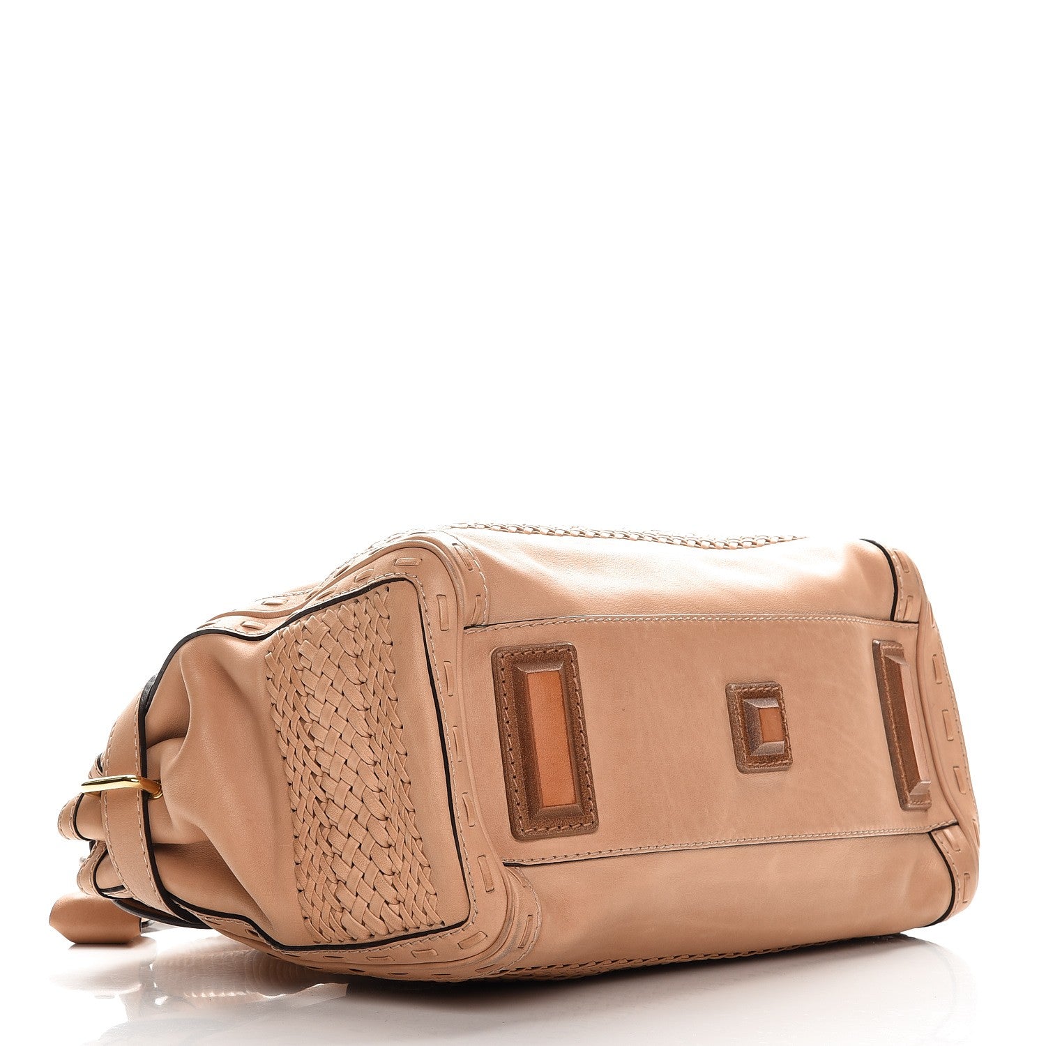Gucci Calfskin Handmade Medium Top Handle Bag Taupe 4 of 15