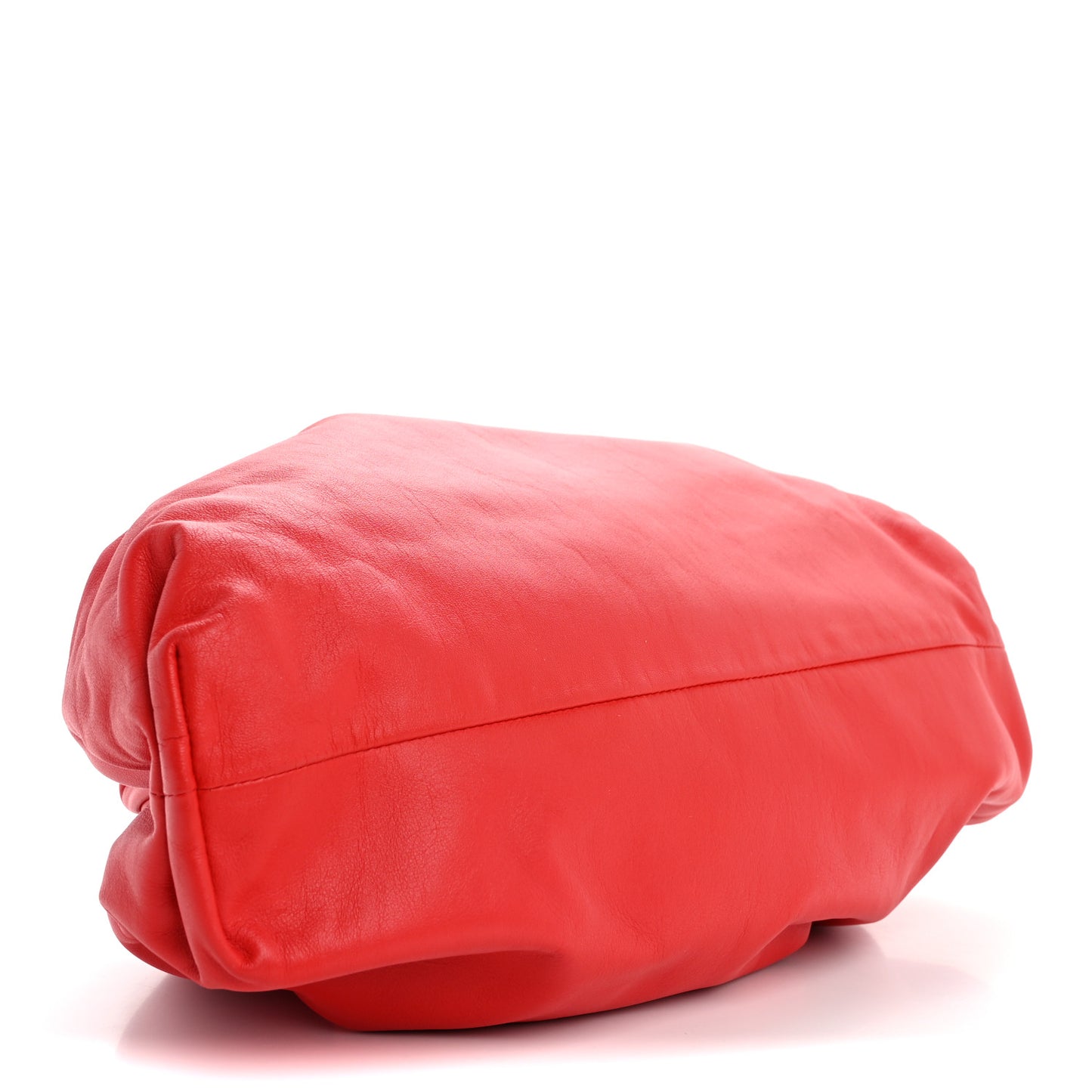 Smooth Butter Calf The Pouch Oversized Clutch Nail Polish