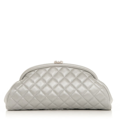 Chanel Metallic Lambskin Quilted Timeless Clutch Silver 1 of 7