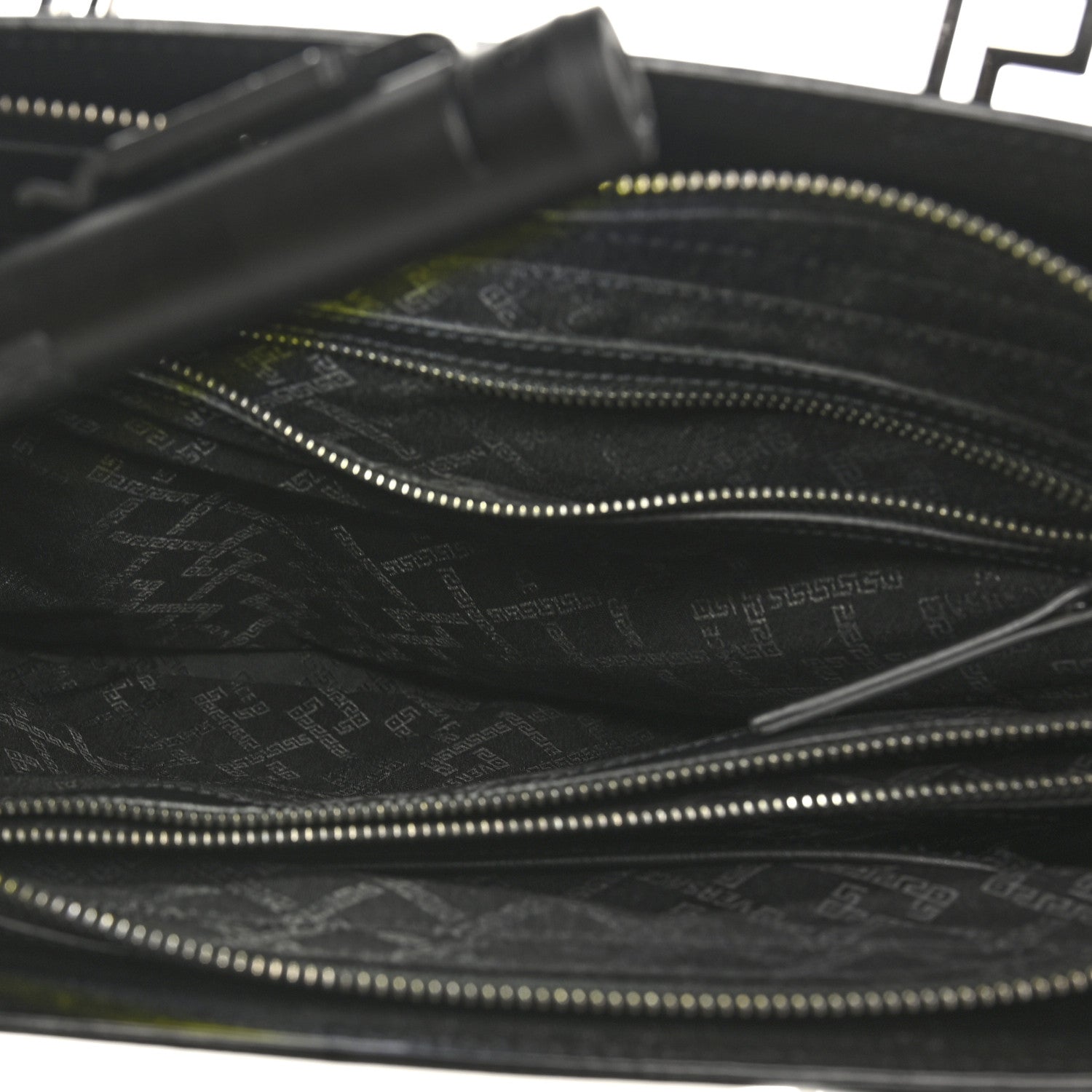 Versace Saffiano Medusa Top Handle Briefcase Black 5 of 9
