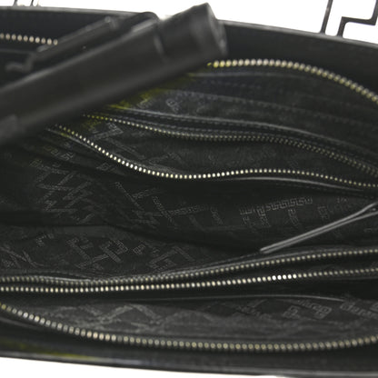 Versace Saffiano Medusa Top Handle Briefcase Black 5 of 9