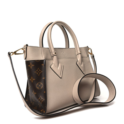 Louis Vuitton Calfskin Monogram On My Side PM Greige 3 of 11