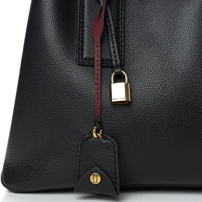 Marc Jacobs Pebbled Calfskin Editor Shopping Tote Black 10 of 11