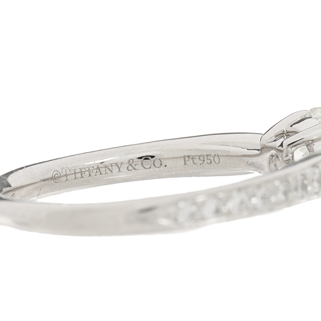 Tiffany Platinum Diamond .50ct Harmony Round Brilliant Engagement Ring 47 4 4 of 4