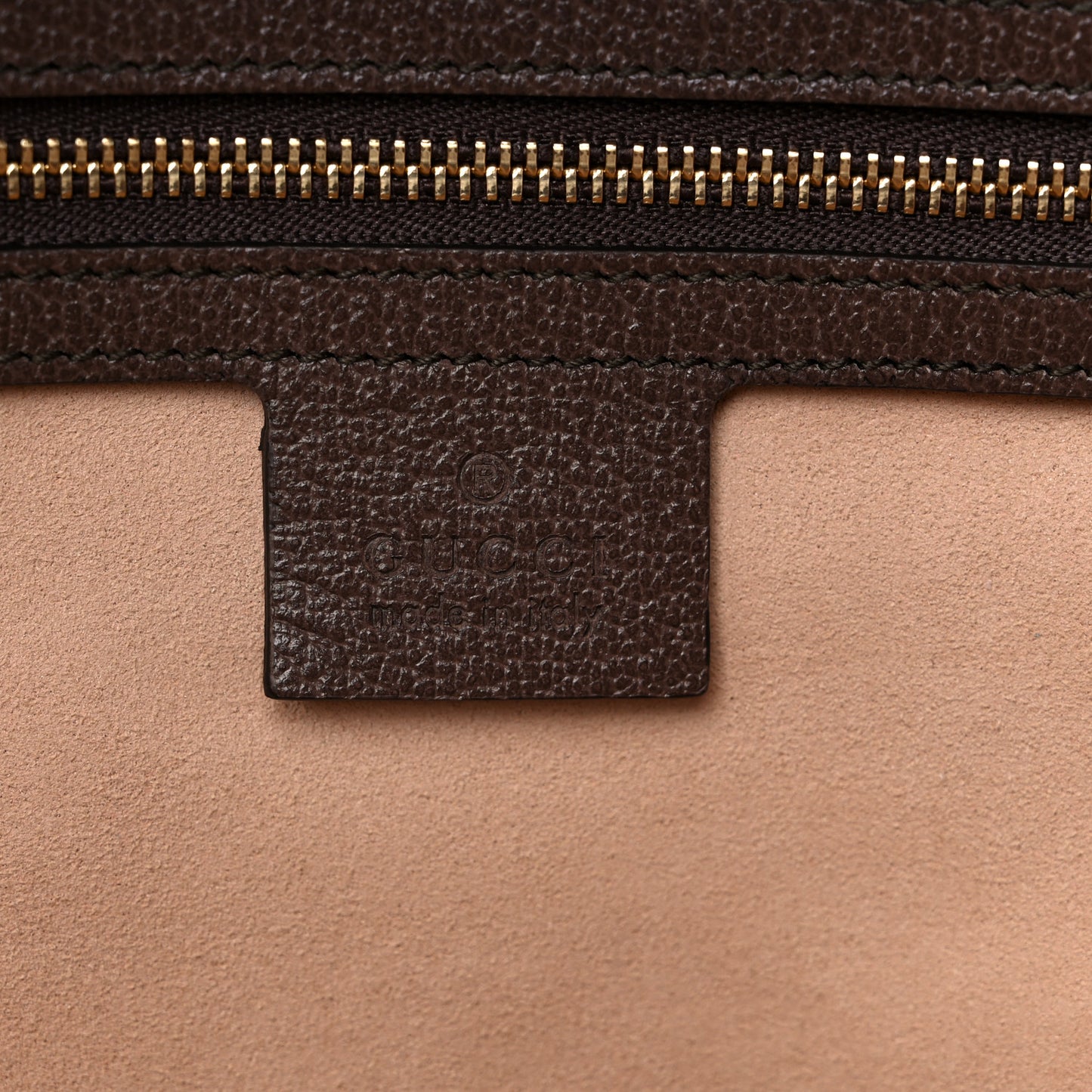 GG Supreme Monogram Textured Calfskin Web Medium Ophidia Shopping Tote Beige Ebony New Acero