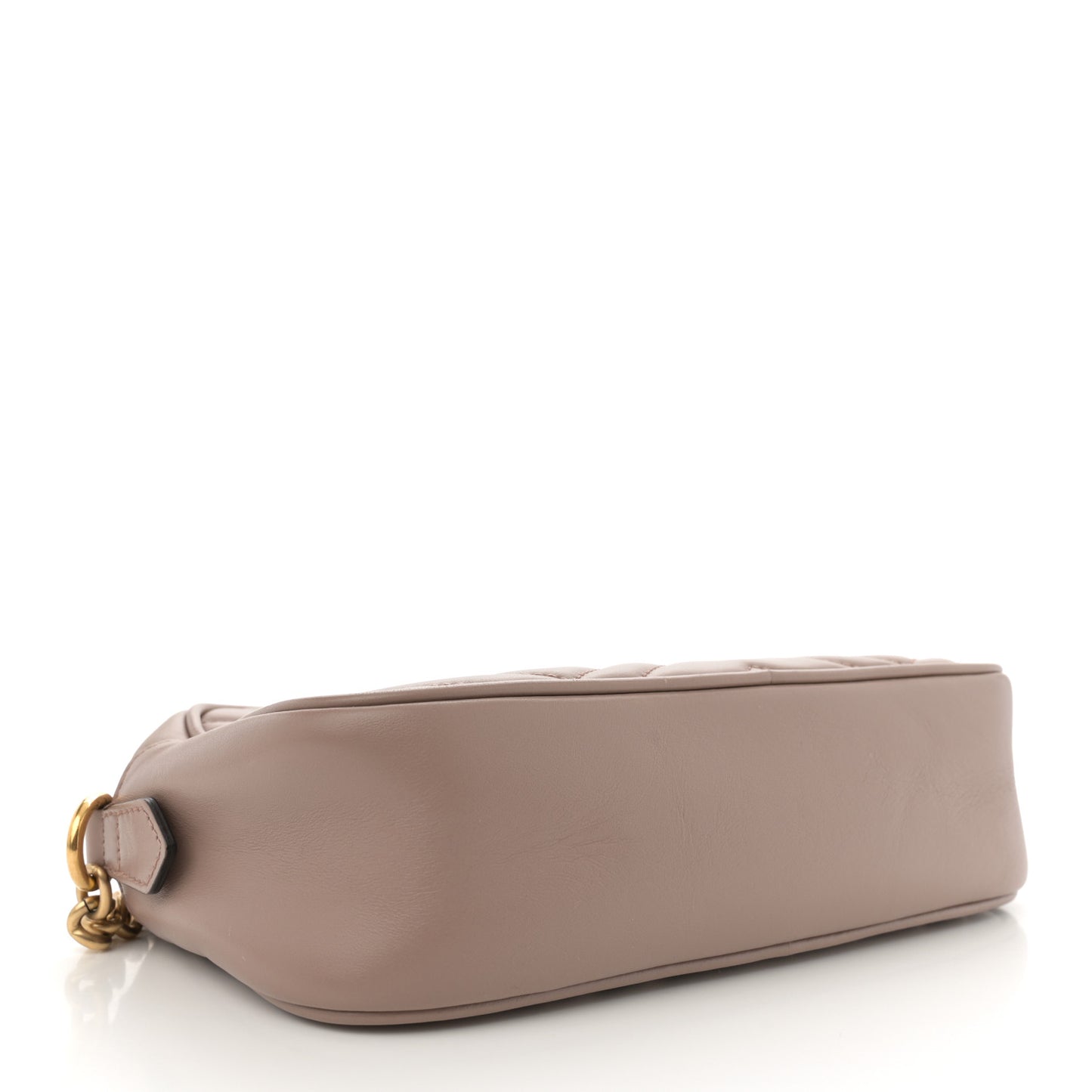 Calfskin Matelasse Small GG Marmont Chain Shoulder Bag Porcelain Rose