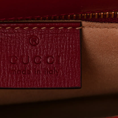 Gucci Azalea Calfskin Horsebit 1955 Shoulder Bag New Cherry Red 6 of 10