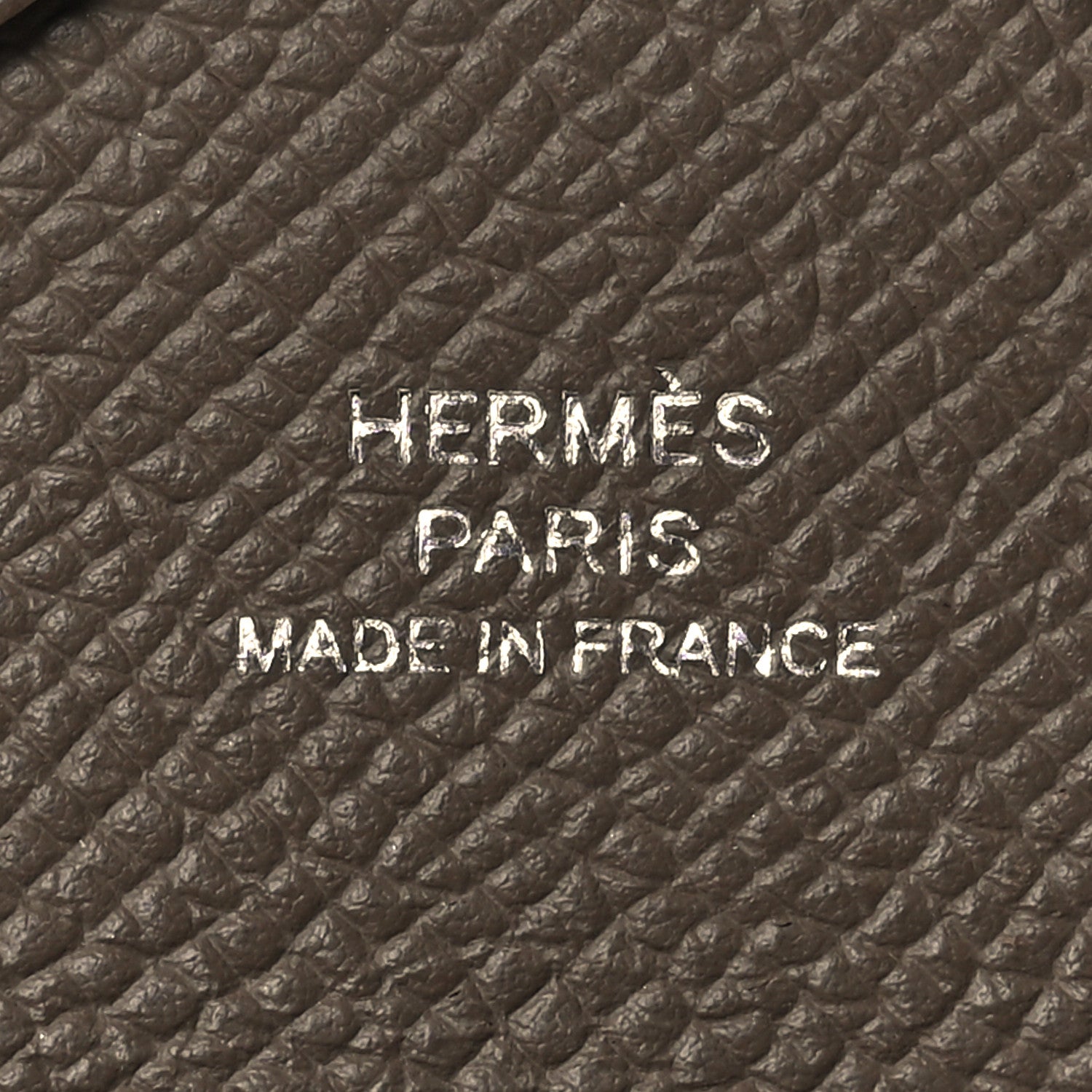 Hermes Epsom Calvi Duo Card Case Etoupe 6 of 9