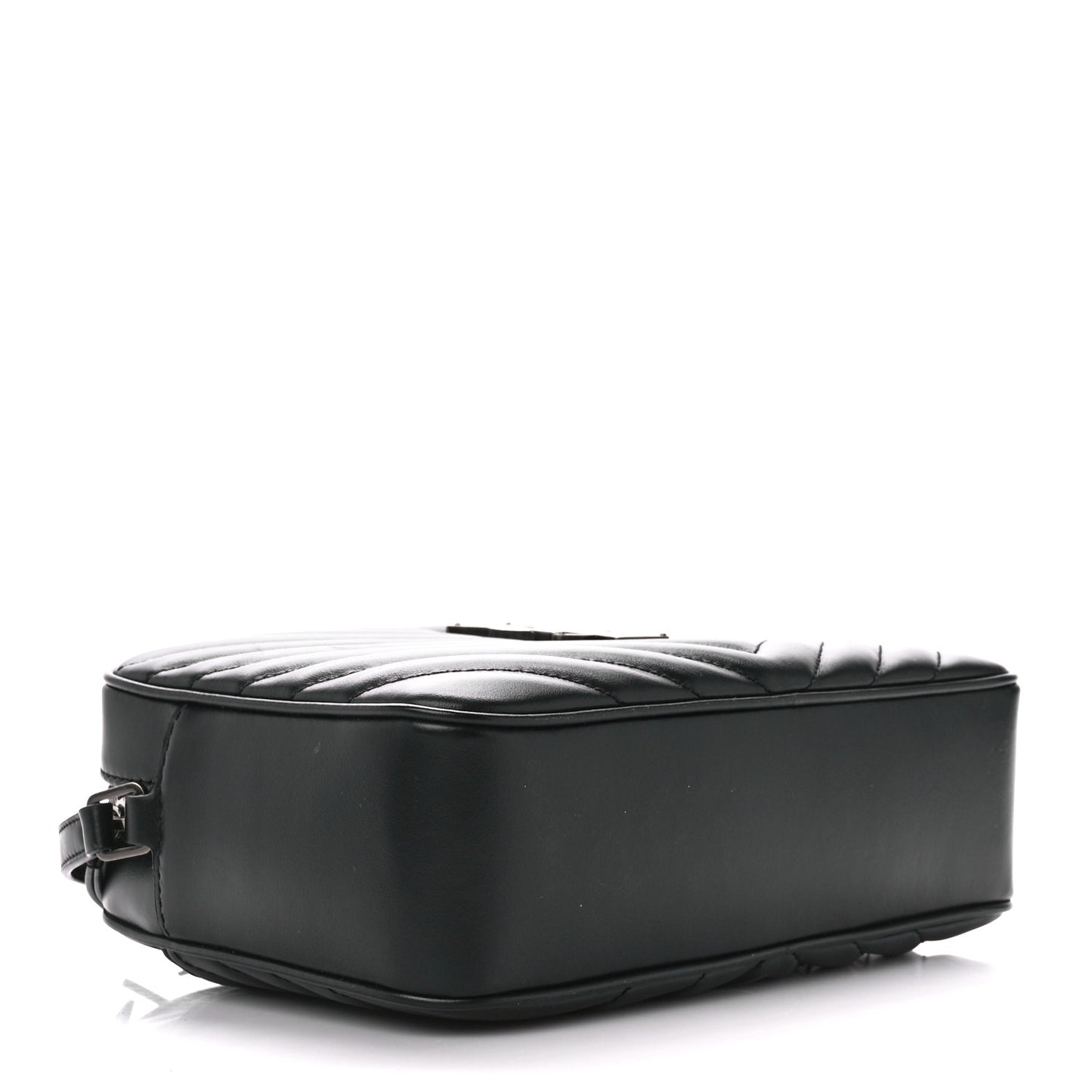 Calfskin Matelasse Monogram Lou Camera Bag Black