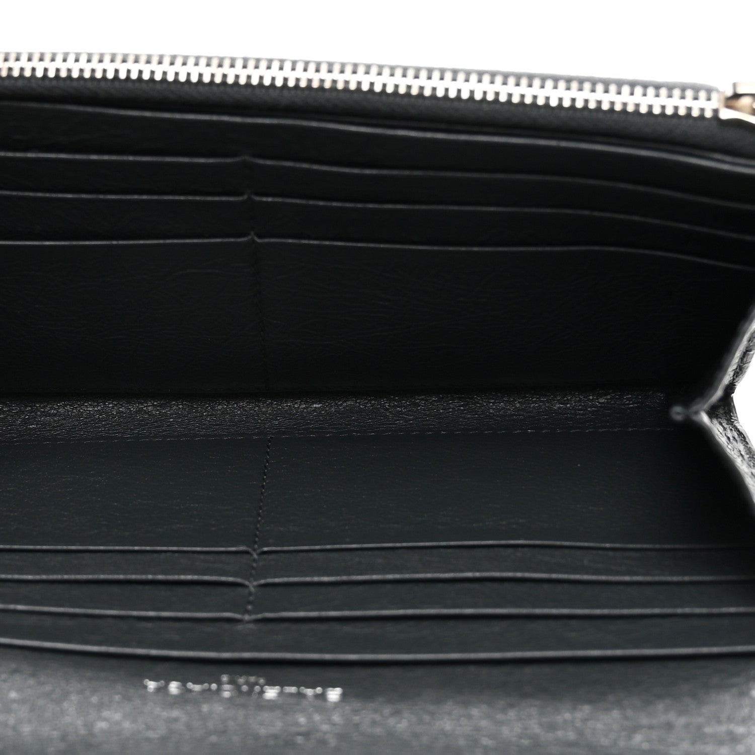 Balenciaga Agneau Arena Long Wallet Anthracite 5 of 8