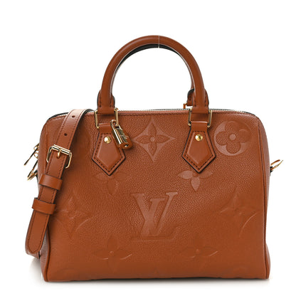 Louis Vuitton Empreinte Monogram Giant Speedy Bandouliere 25 Cognac 1 of 10