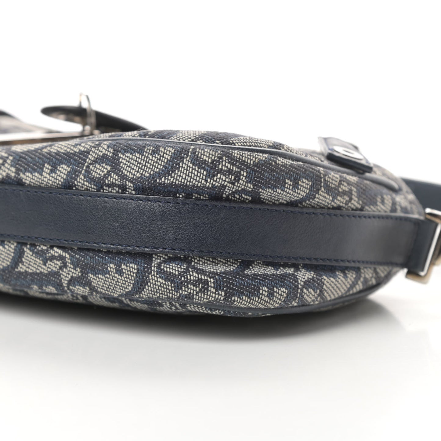 Monogram Charm Shoulder Bag Navy
