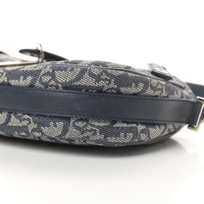 Christian Dior Monogram Charm Shoulder Bag Navy 10 of 13