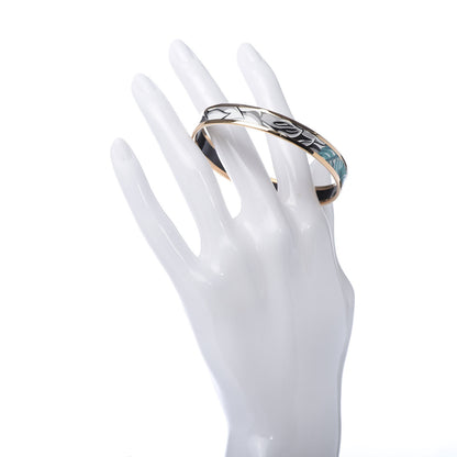 Hermes Enamel Printed Narrow Mythiques Phoenix Bracelet 62 Pierres Et Cactus 2 of 5