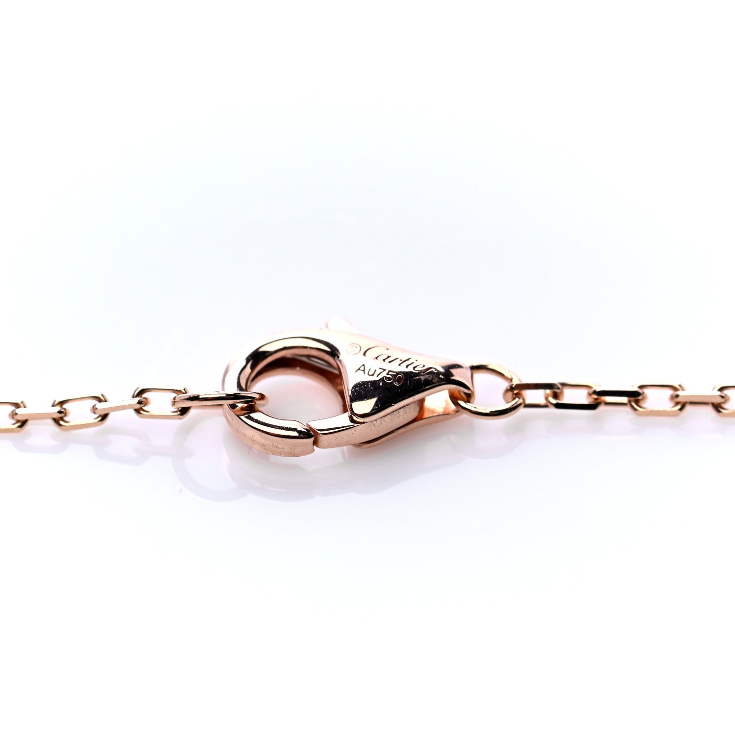 Cartier 18K Pink White Yellow Gold Diamond Trinity De Cartier Pendant Necklace 5 of 6