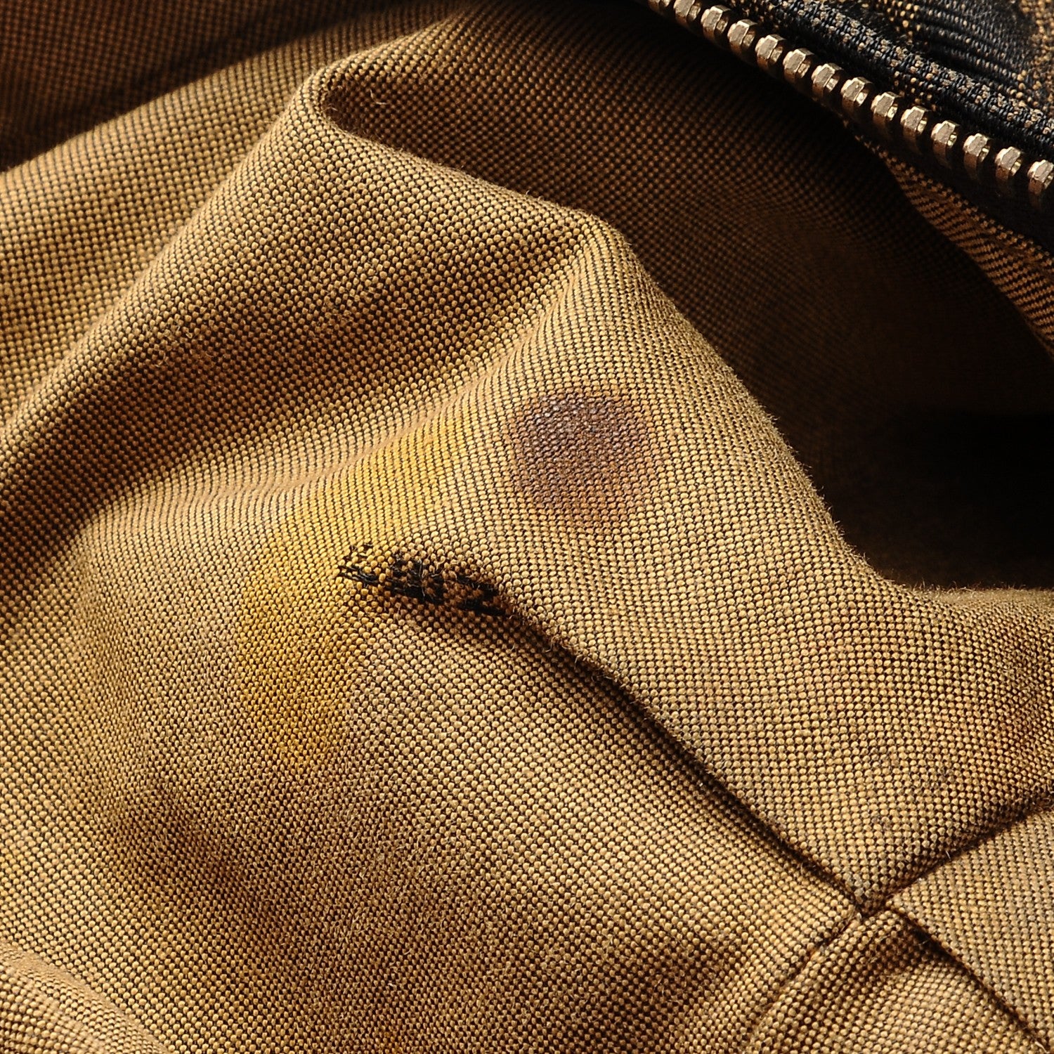 Fendi Zucca Cuoio Lucido Small Chef Hobo Tobacco Moro 8 of 8