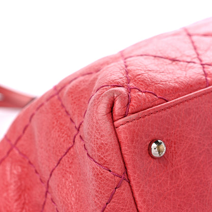 Chanel Glazed Calfskin Large On The Road Tote Pink 11 of 16