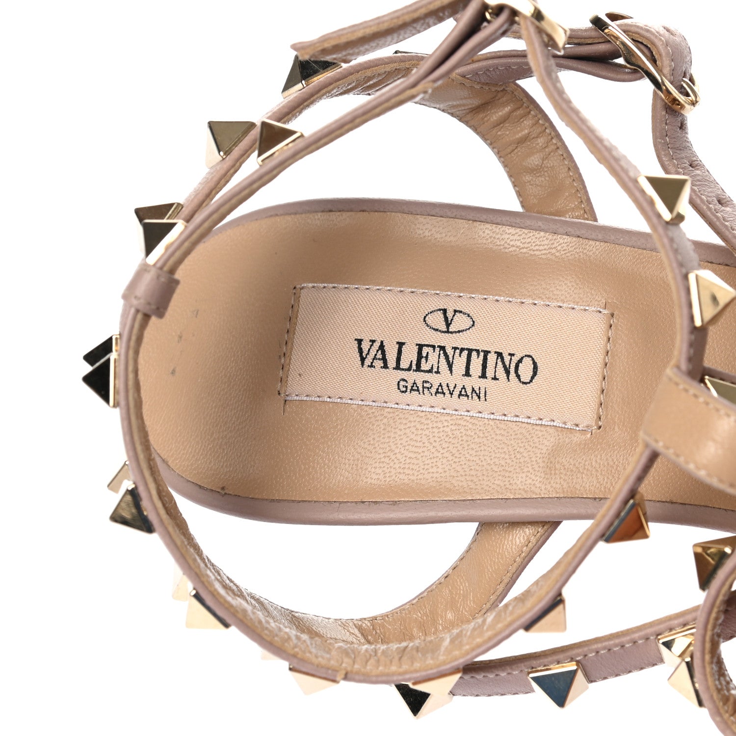 Valentino Garavani Nappa Rockstud Ankle Strap 65mm Pumps 38 Parrot Poudre 8 of 9
