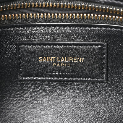 Saint Laurent Suede Monogram Tassel Kate 99 Baguette Bag Black 6 of 10