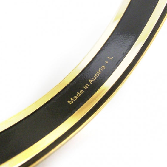Enamel Narrow Bracelet Gold
