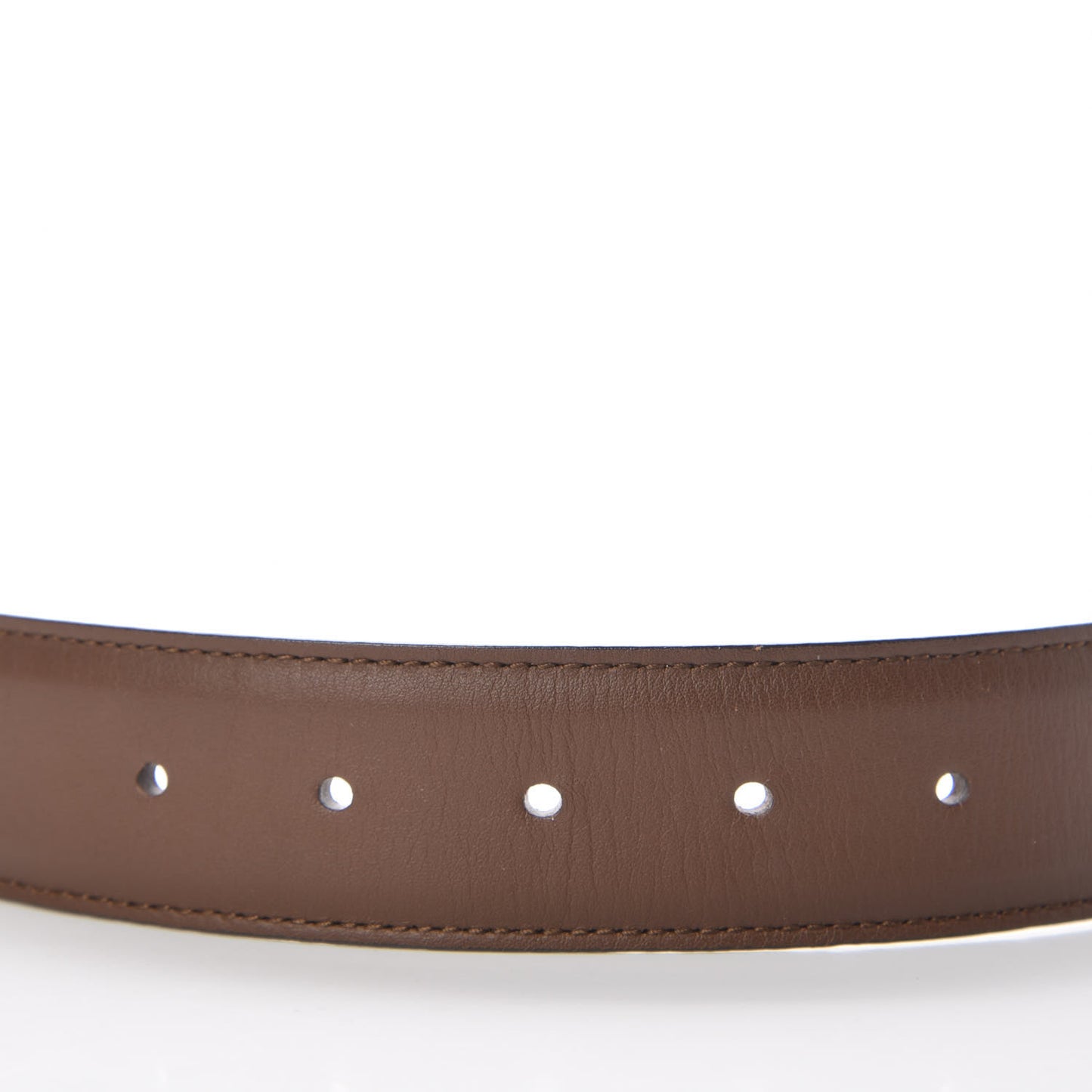 Calfskin Interlocking G 37mm Belt 80 32 Nut Brown