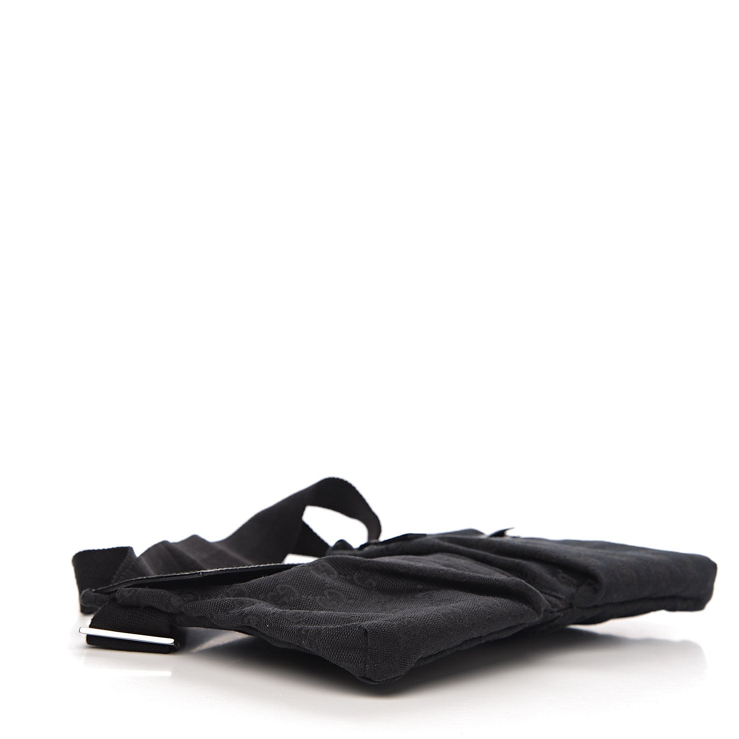 Gucci GG Monogram Double Pocket Belt Bag Black 3 of 9