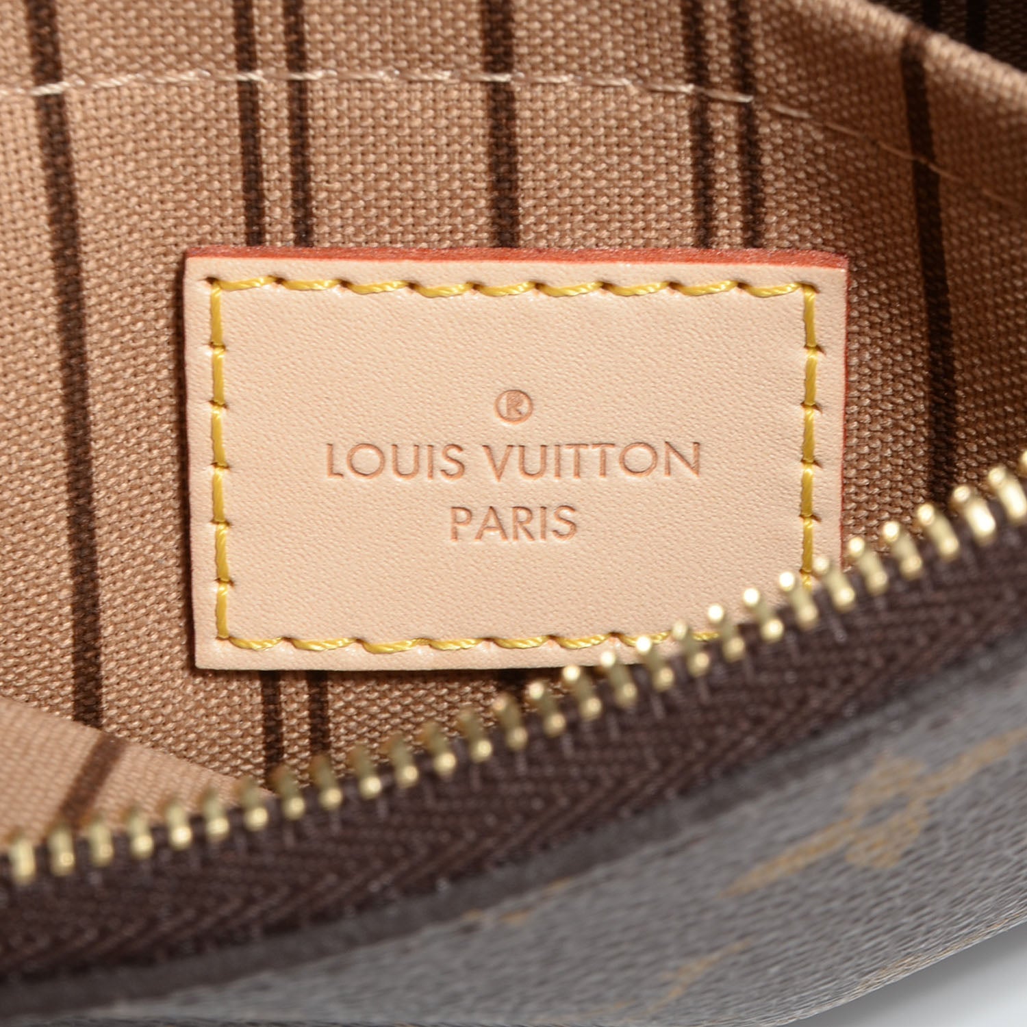 Louis Vuitton Monogram Neverfull MM GM Pochette 6 of 7