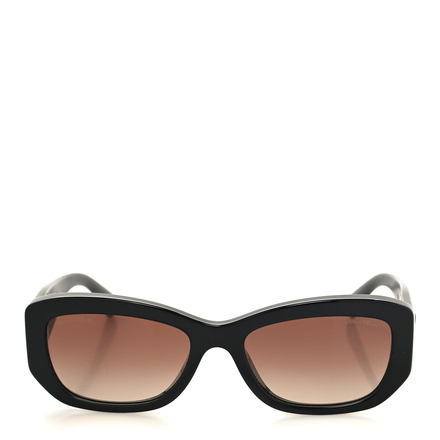 Acetate Rectangle Sunglasses 5493 Black