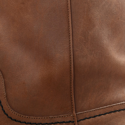 Chanel Nubuck CC Short Boots 39 Light Brown 10 of 17