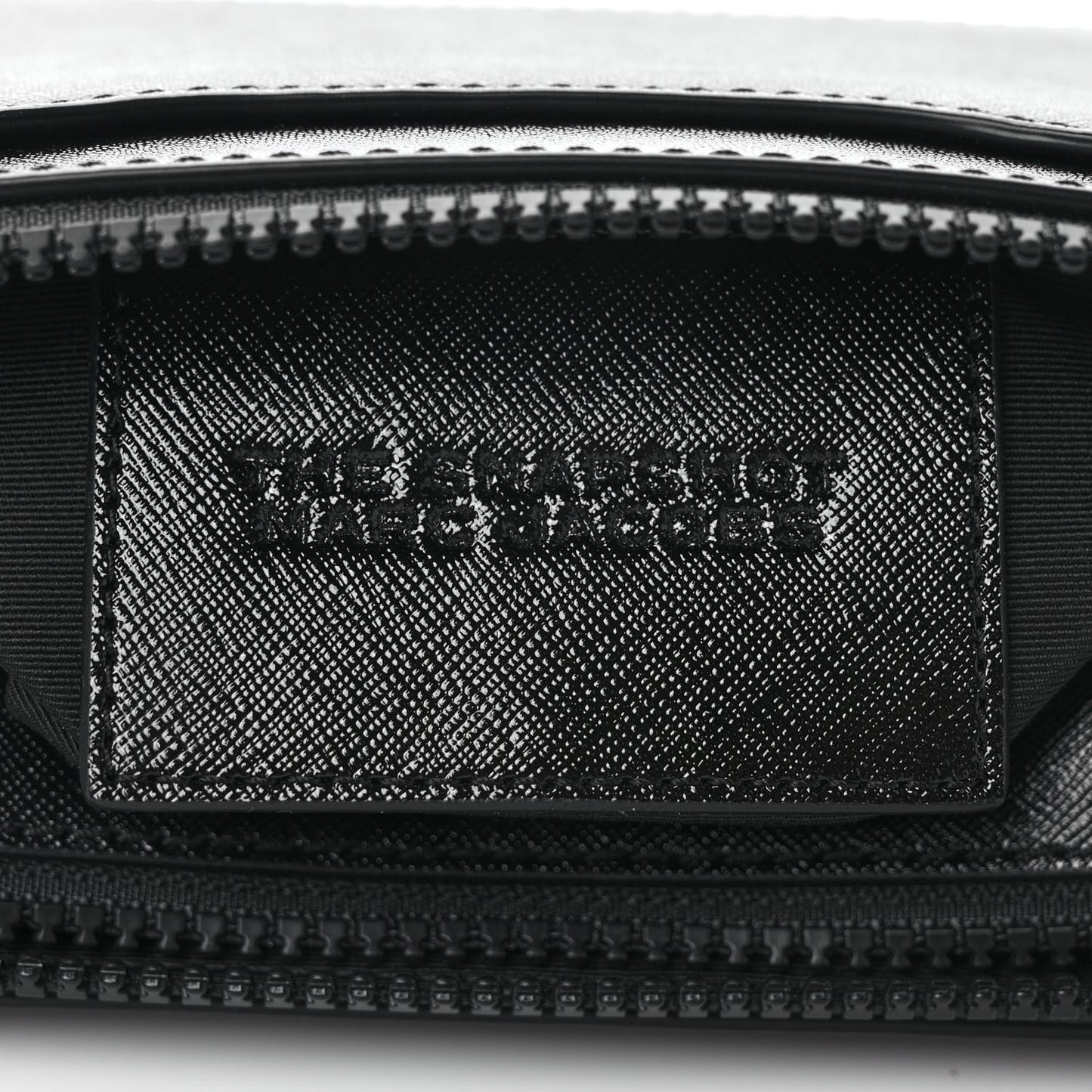 Saffiano Small Snapshot Camera Bag Black