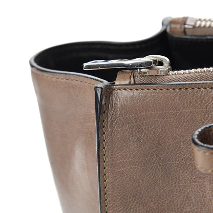 Prada Glace Calf Twin Pocket Tote Bambu 17 of 21