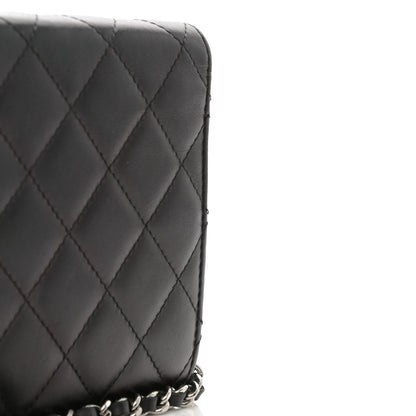 Chanel Calfskin Quilted Cambon Wallet On Chain WOC Black 14 of 14