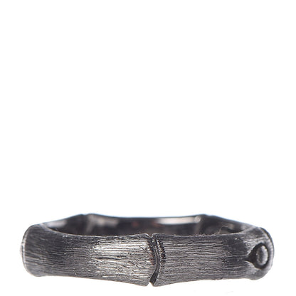 John Hardy Rhodium Plated Sterling Silver Bamboo Ring 54 7 1 of 7