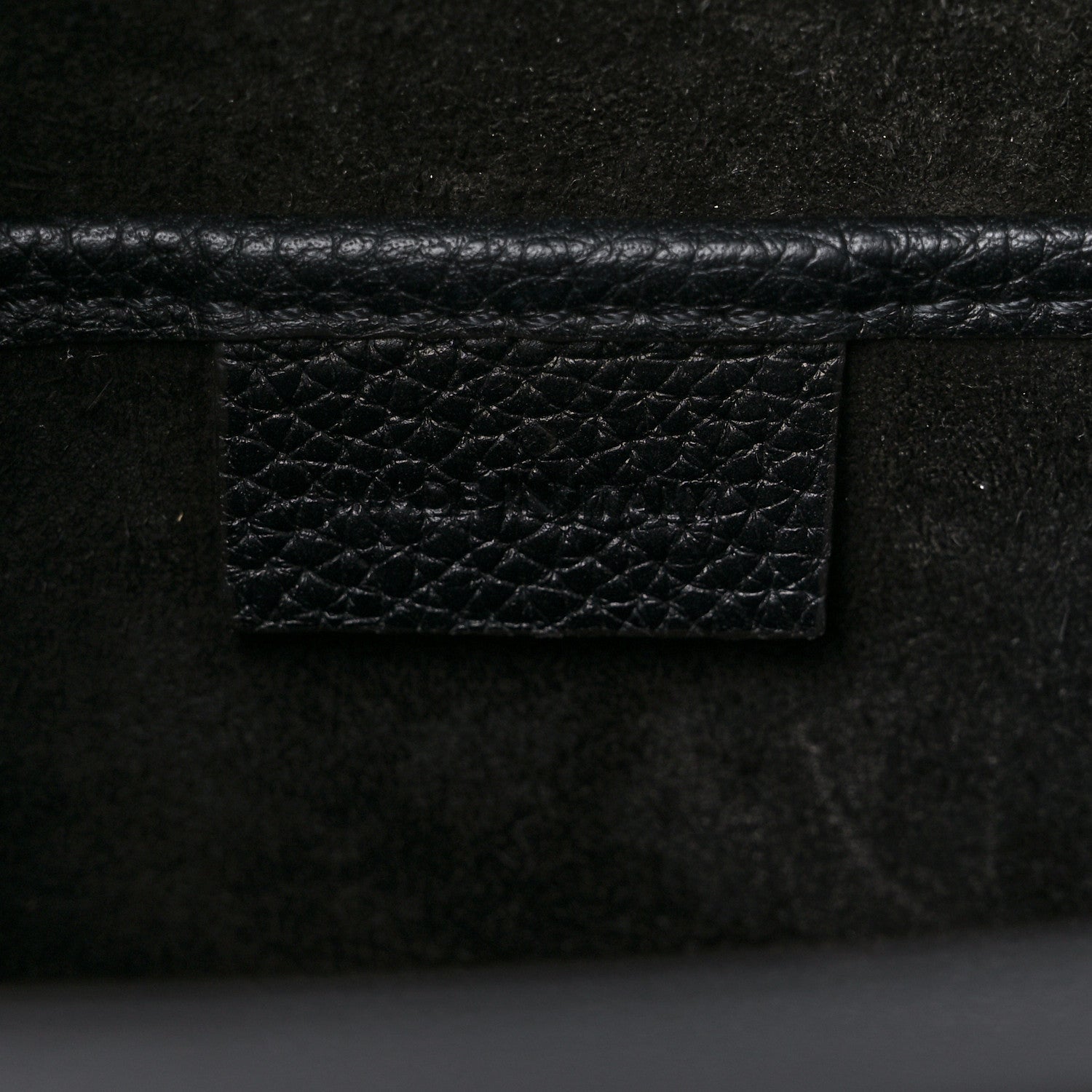 Celine Drummed Calfskin Nano Luggage Black 7 of 12