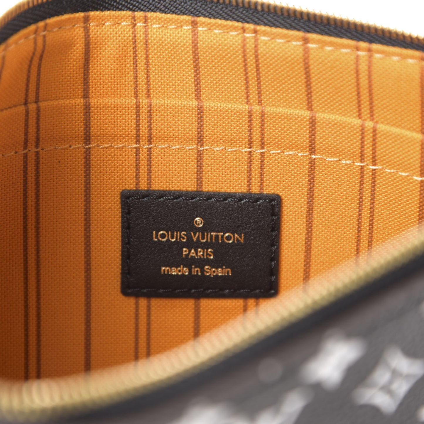 Monogram Giant Jungle Neverfull MM GM Pochette Black