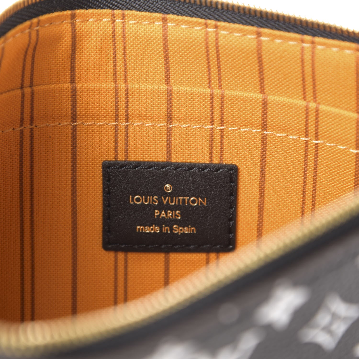 Louis Vuitton Monogram Giant Jungle Neverfull MM GM Pochette Black 6 of 9
