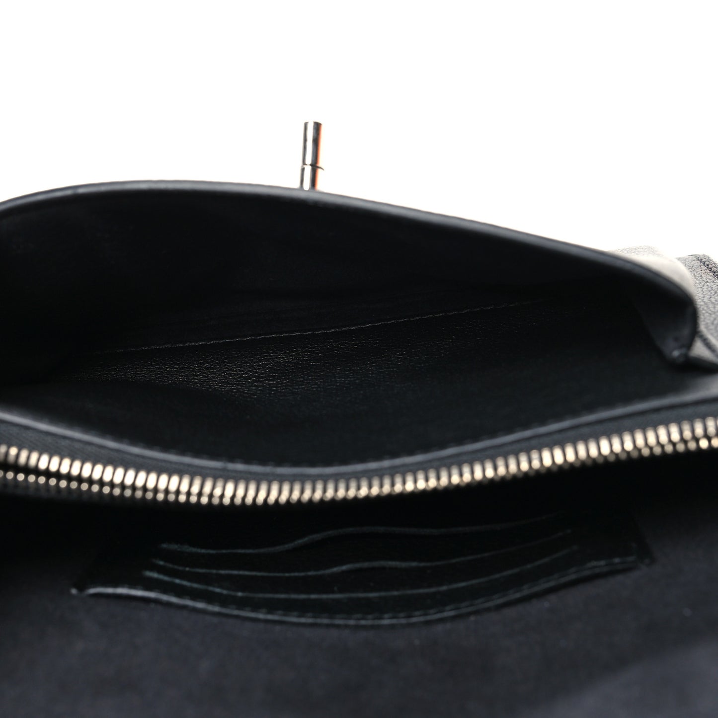 Soft Calfskin My Lockme Chain Pochette Black