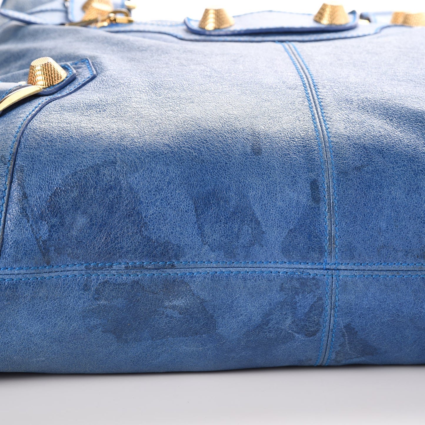 Chevre Giant 21 Gold Hardware Brief French Bleu