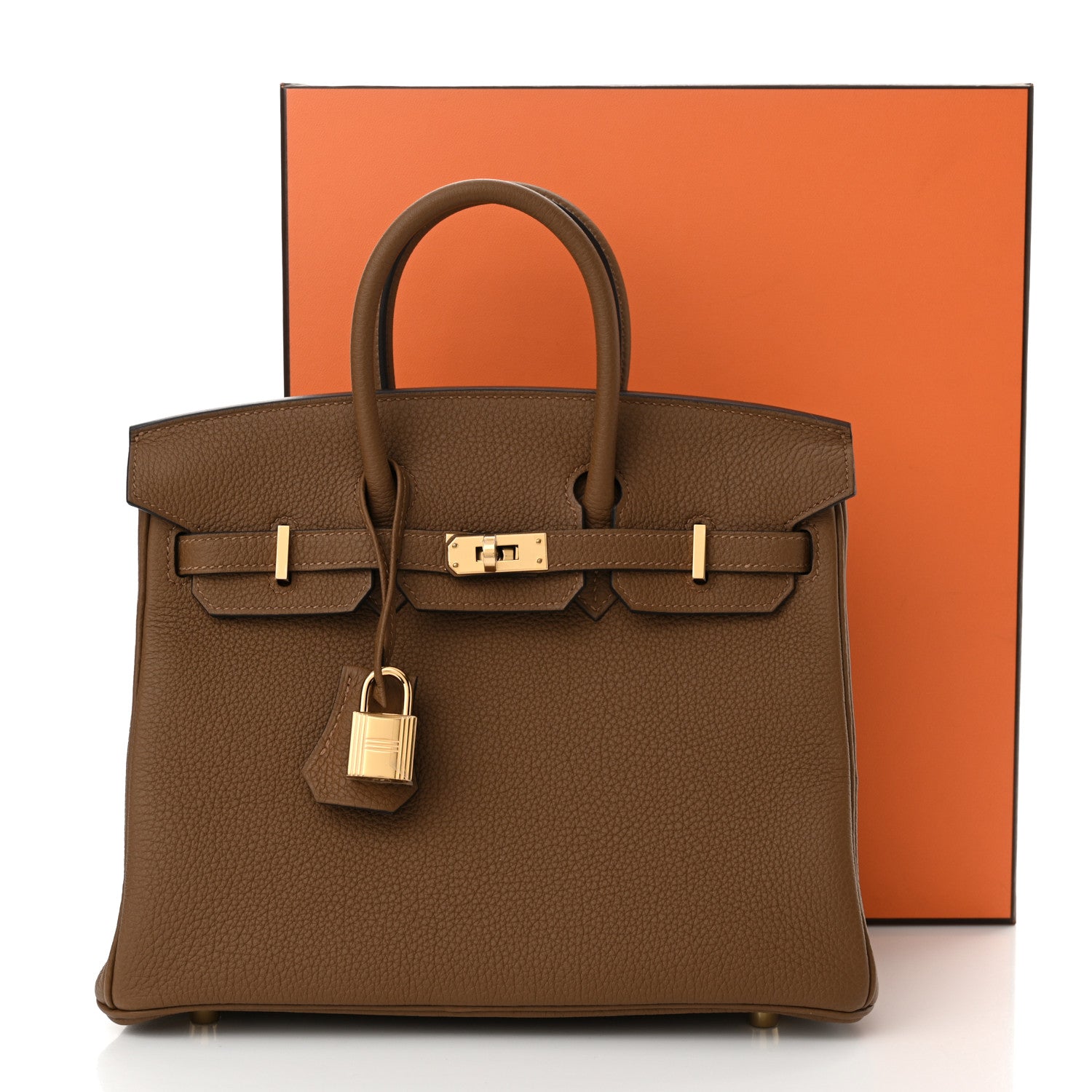 Hermes Togo Birkin 25 Alezan 9 of 9