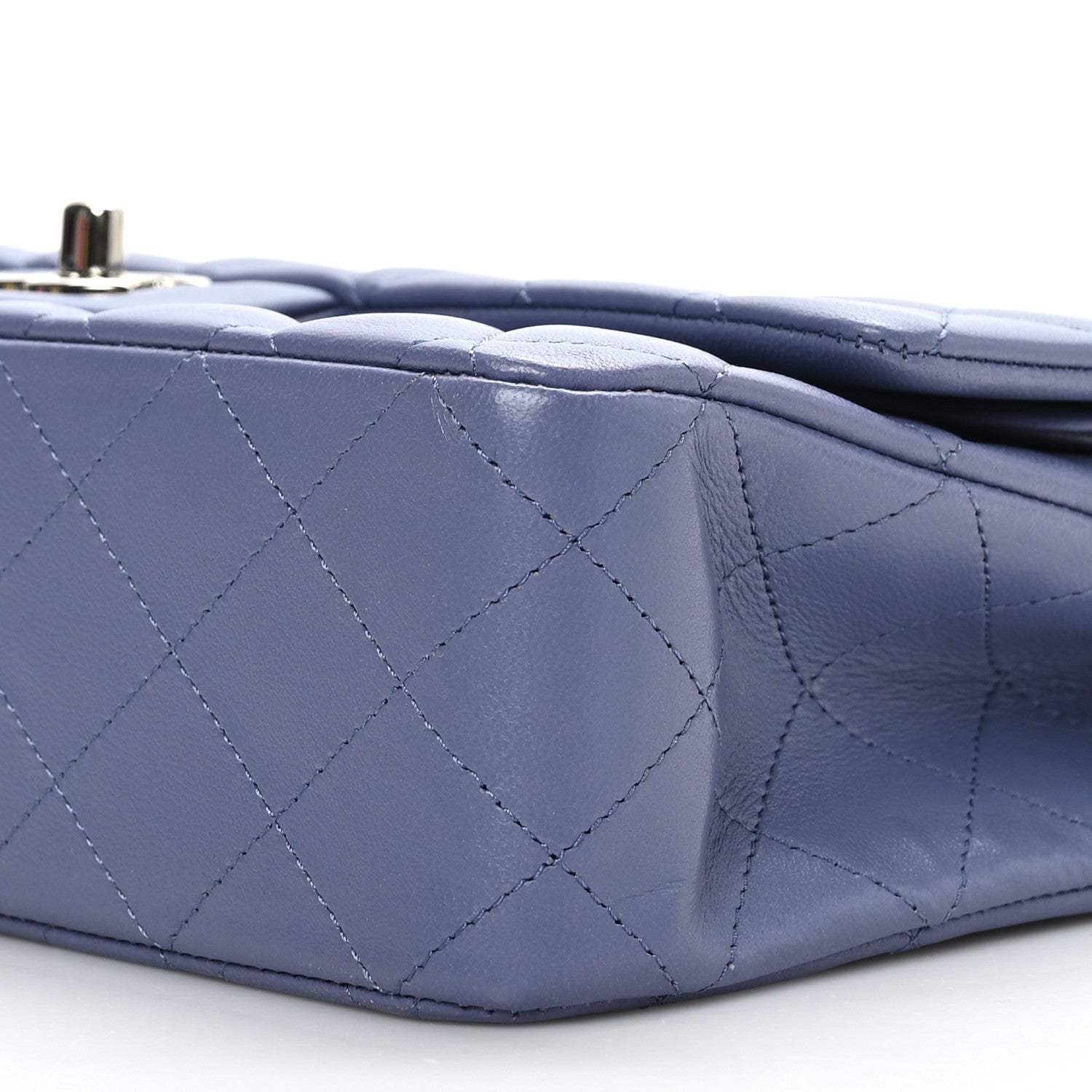 Chanel Lambskin Quilted Medium Double Flap Light Purple 9 of 9