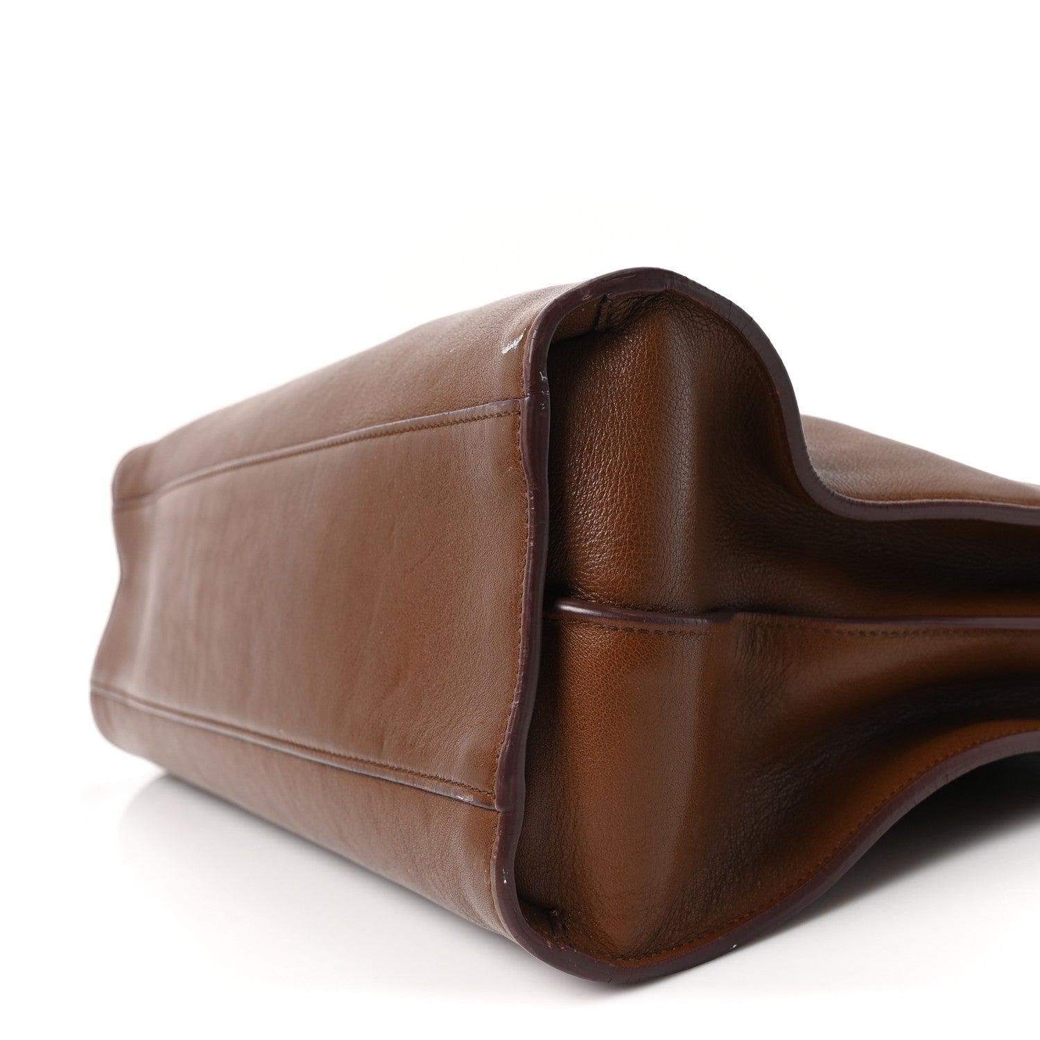 Saint Laurent Smooth Calfskin Medium Supple Sac De Jour Brown 10 of 10