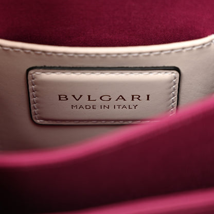 Bulgari Calfskin Serpenti Forever Top Handle White 7 of 10